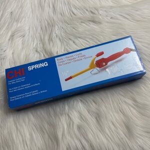 CHI Spring Red and Yellow Ceramic Curling Iron